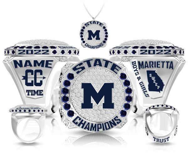 COACH Marietta High School OSR Track &amp; Field -Coed 2022 Championship Ring