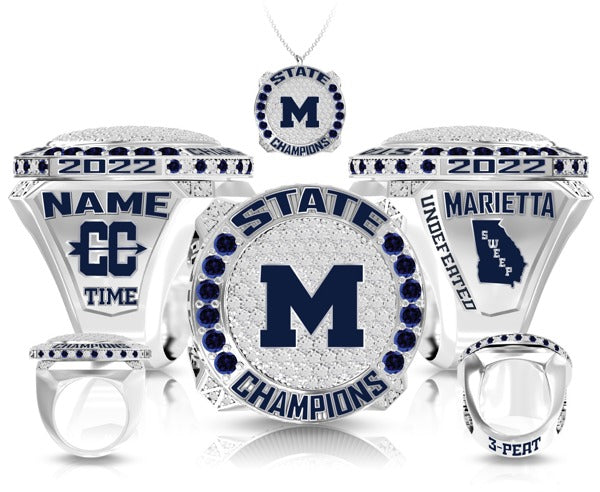 GIRLS Marietta High School OSR Cross Country -Women's 2022 Championship Ring