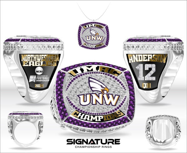 University of Northwestern St Paul Football 2022 Championship Ring