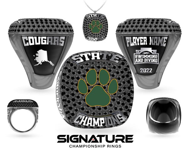 Robert Service High School  Swimming &amp; Diving 2022 Championship Ring