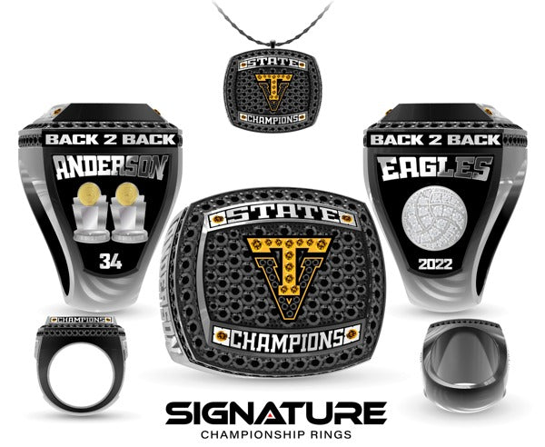 Thompson Valley High School Volleyball -Women's 2022 Championship Ring