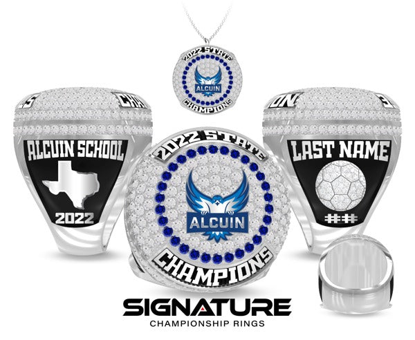 Alcuin School (Upper School) Co-ed Soccer 2022 Championship Ring