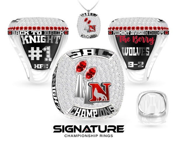 Newberry College Football 2022 Championship Ring