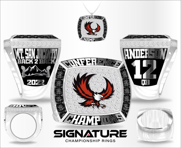 Mount San Jacinto College Football 2022 Championship Ring