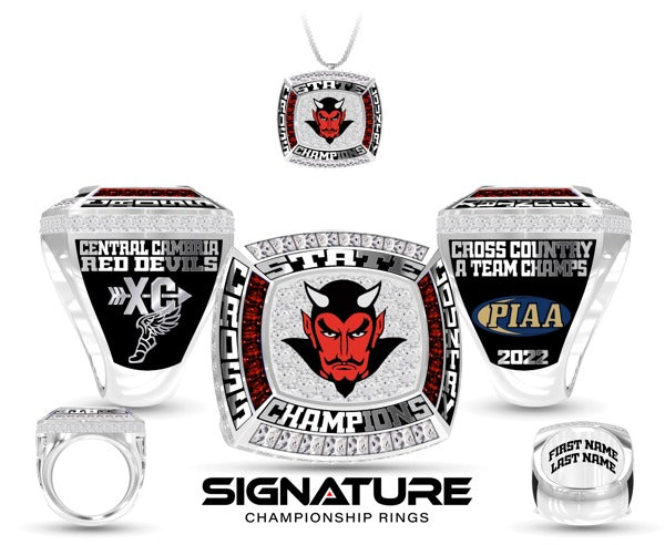 Central Cambria High School Cross Country -Men's 2022 Championship Ring