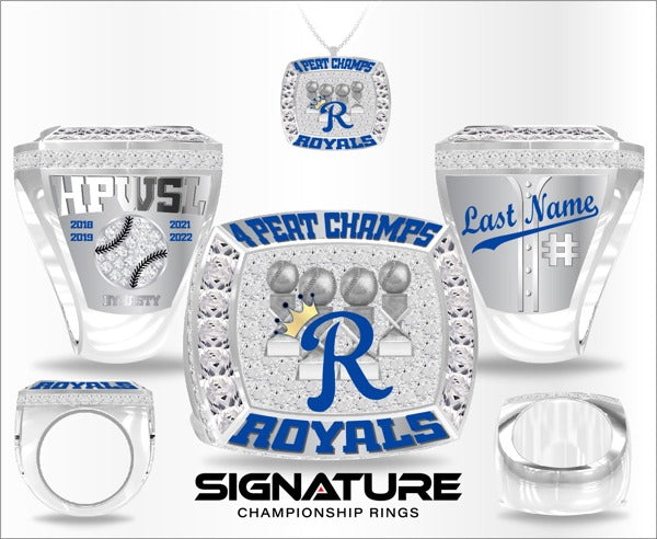 Royals Softball Softball 2022 Championship Ring