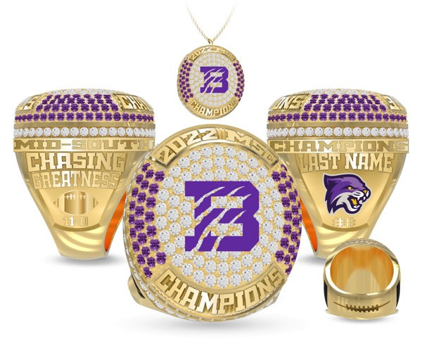 Bethel University OSR  Football 2022 Championship Ring