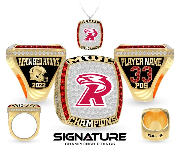 Ripon College Football 2022 Championship Ring