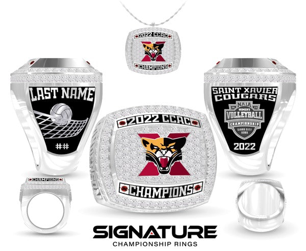Saint Xavier University Volleyball -Women's 2022 Championship Ring