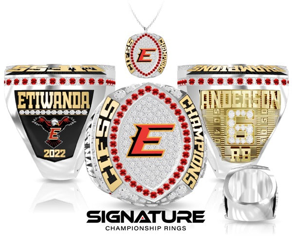 Etiwanda High School Football 2022 Championship Ring