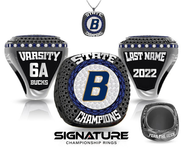 Buckhorn High School Cheer 2022 Championship Ring