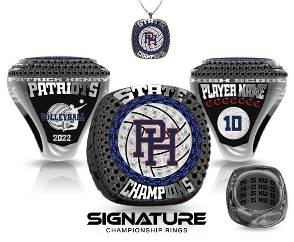 Patrick Henry High School Volleyball -Men's 2022 Championship Ring