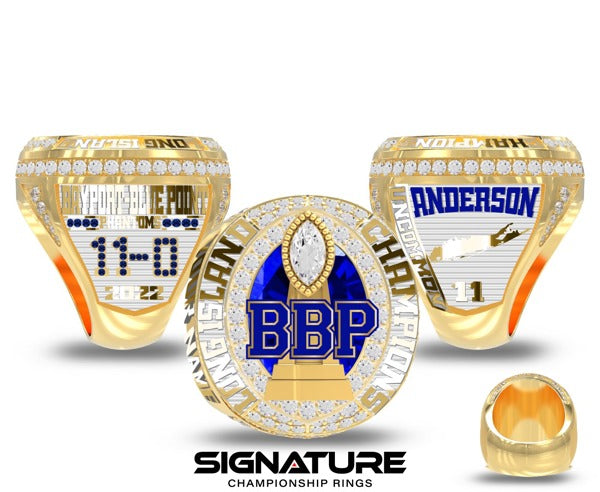 Bayport - Blue Point High School Football 2022 Championship Ring