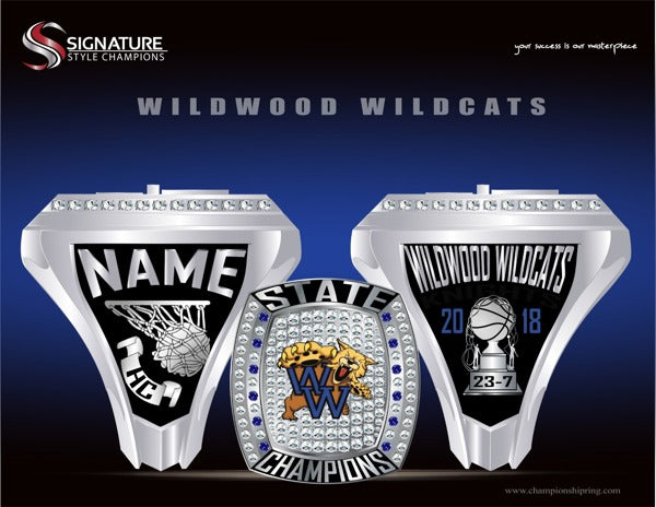 Wildwood Wildcats 2018 Basketball Championship Ring