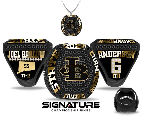 Joel Barlow High School Football 2022 Championship Ring