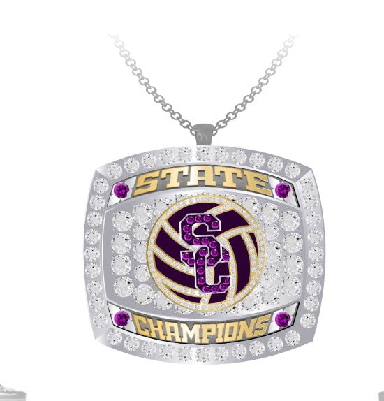 Julesburg Senior High School Volleyball -Women's 2022 Pendant