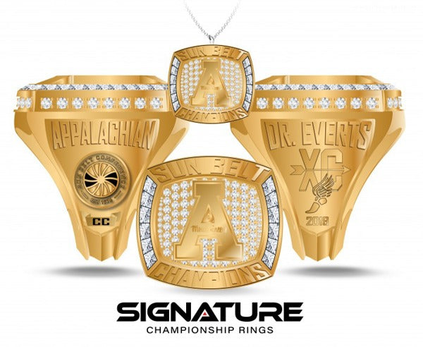 Appalachian State University Cross Country Custom Championship Ring