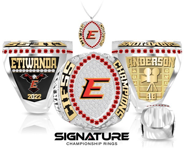 Etiwanda High School Football 2022 Championship Ring