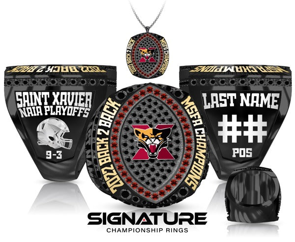 Saint Xavier University Football 2022 Championship Ring