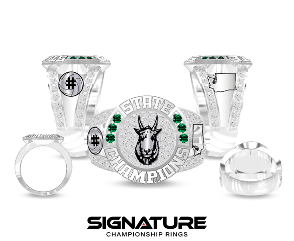 Chelan Goats Volleyball -Women's 2022 Fashion Ring