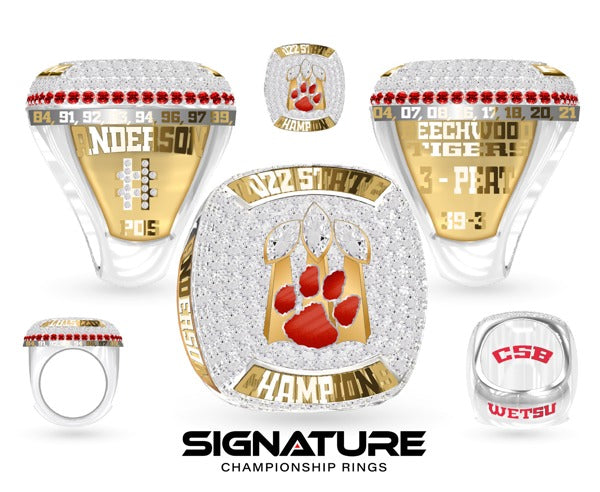 Beechwood High School Football 2022 Championship Ring