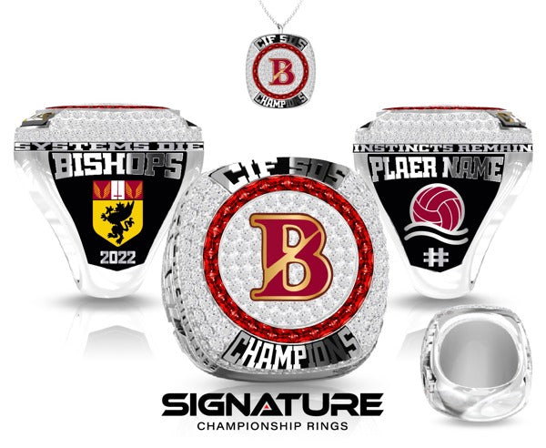 The Bishop's School Water Polo -Men's 2022 Championship Ring