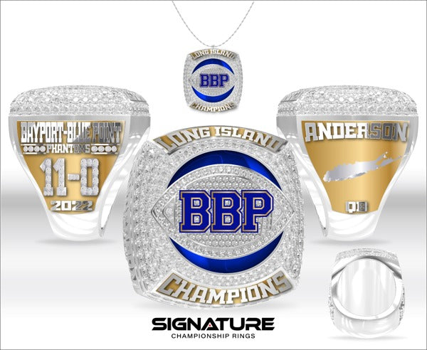 Bayport - Blue Point High School Football 2022 Championship Ring