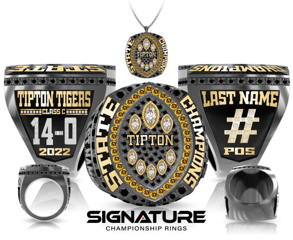 Tipton High School Football 2022 Championship Ring