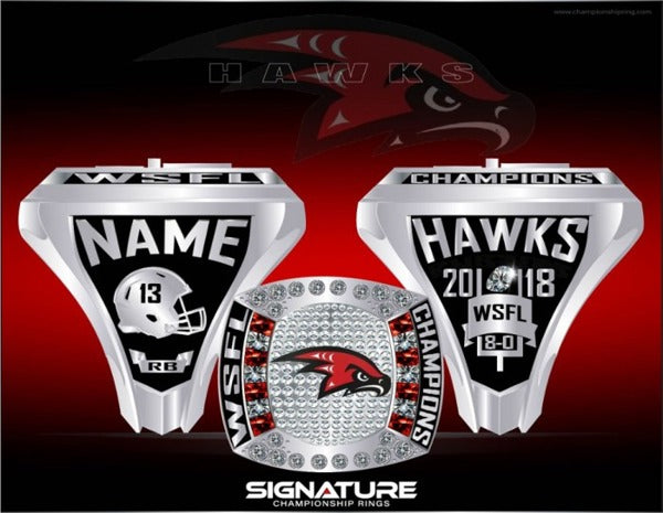Tulalip Hawks Football 2018 Championship Ring