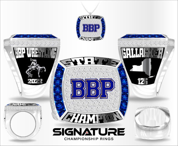 Bayport - Blue Point High School Wrestling 2022 Championship Ring