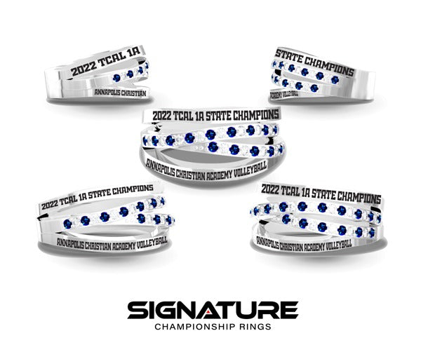 Annapolis Christian Academy Volleyball -Women's 2022 Championship Ring