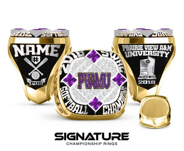 Prairie View A&M University Softball 2018 Championship Ring