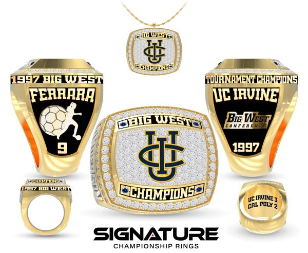 University of California at Irvine Soccer -Women's 1997 Championship Ring