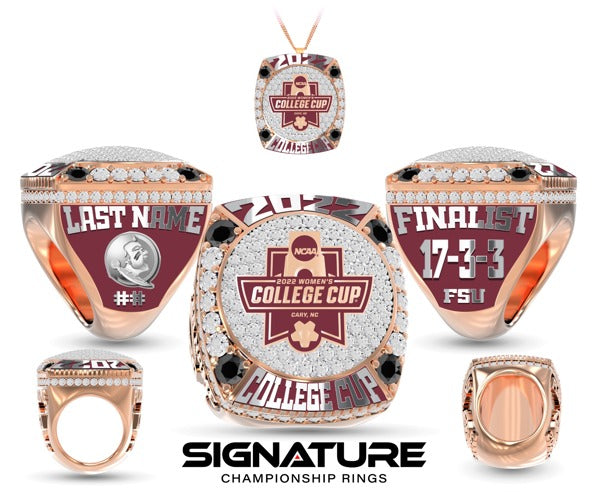 Florida State University Soccer -Women's 2022 Championship Ring