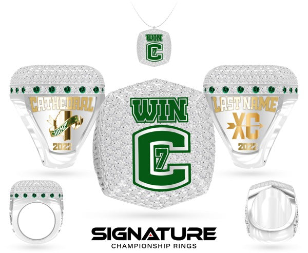 Cathedral Catholic School Cross Country -Men's 2022 Championship Ring