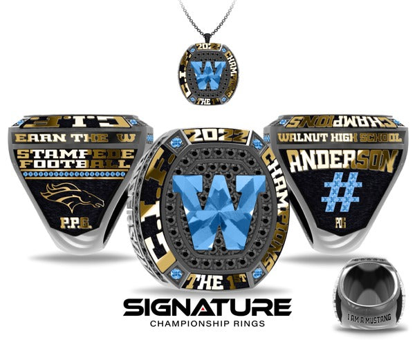Walnut Football 2022 Championship Ring