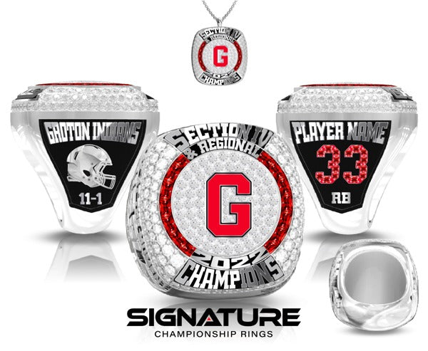 Groton Central High School Football 2022 Championship Ring