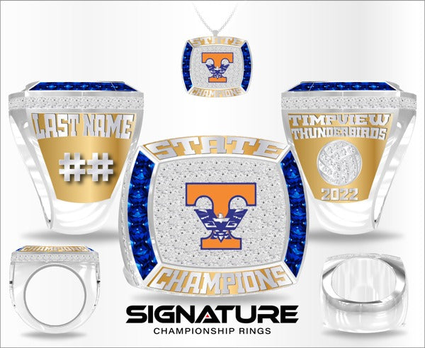 Timpview Volleyball -Women's 2022 Championship Ring