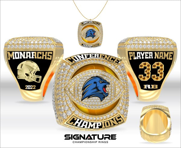 Prince William Monarchs Football 2022 Championship Ring