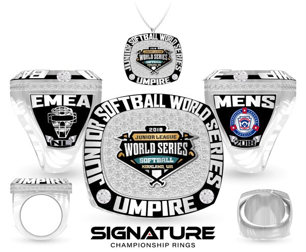 Junior World Series Softball Umpire 2018 Championship Ring
