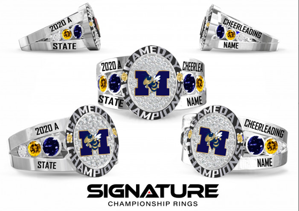 Moorefield High School Cheer 2020 Championship Ring