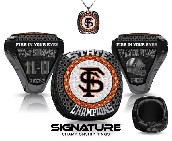 Fort Sumner Football 2022 Championship Ring