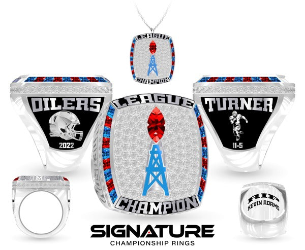 Justin Turner 2022 Fantasy Football Championship Ring