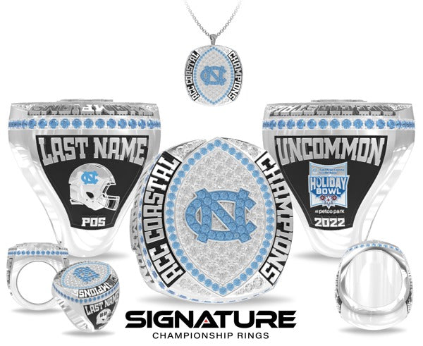 University of North Carolina Chapel Hill Football 2022 Championship Ring
