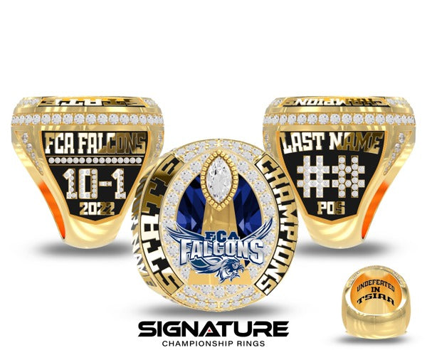 Franklin Christian Academy Football 2022 Championship Ring