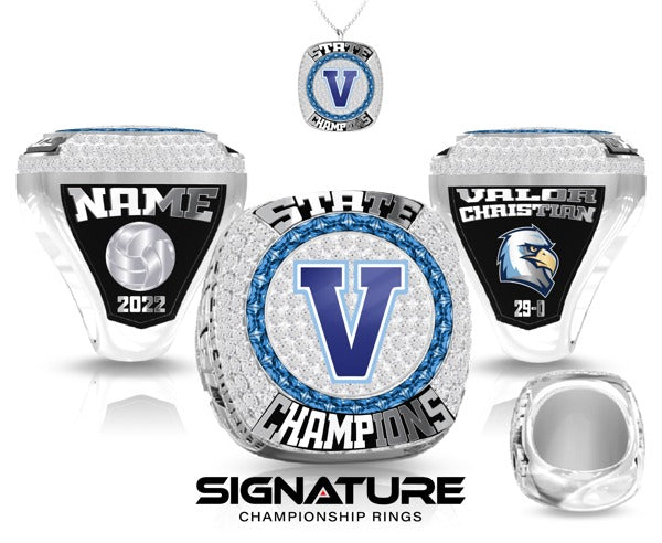 Valor Christian High School Volleyball -Women's 2022 Championship Ring