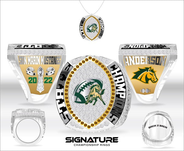 San Marin High School Football 2022 Championship Ring