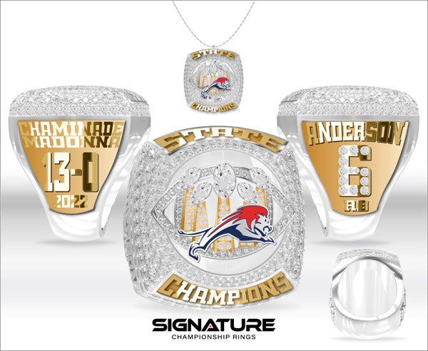 Chaminade-Madonna College Preparatory Football 2022 Championship Ring