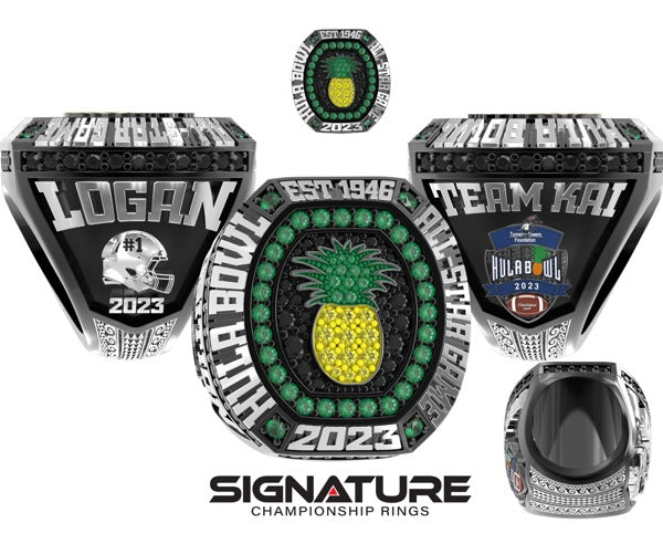 Hula Bowl Football 2023 Championship Ring