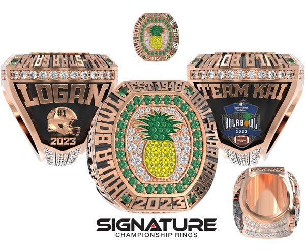Hula Bowl Football 2023 Championship Ring